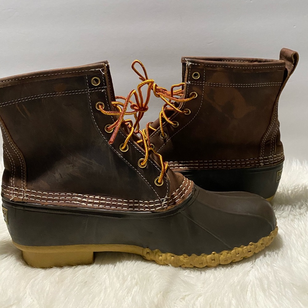 Men's Brown Duck Boots - Picture 3 of 5